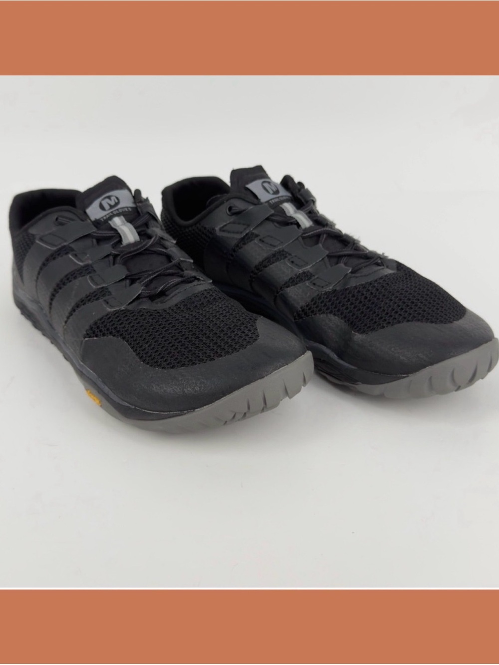 Merrell Trail Glove 5 Barefoot Trail Running Shoes Men’s 10 Black Vibram J599683